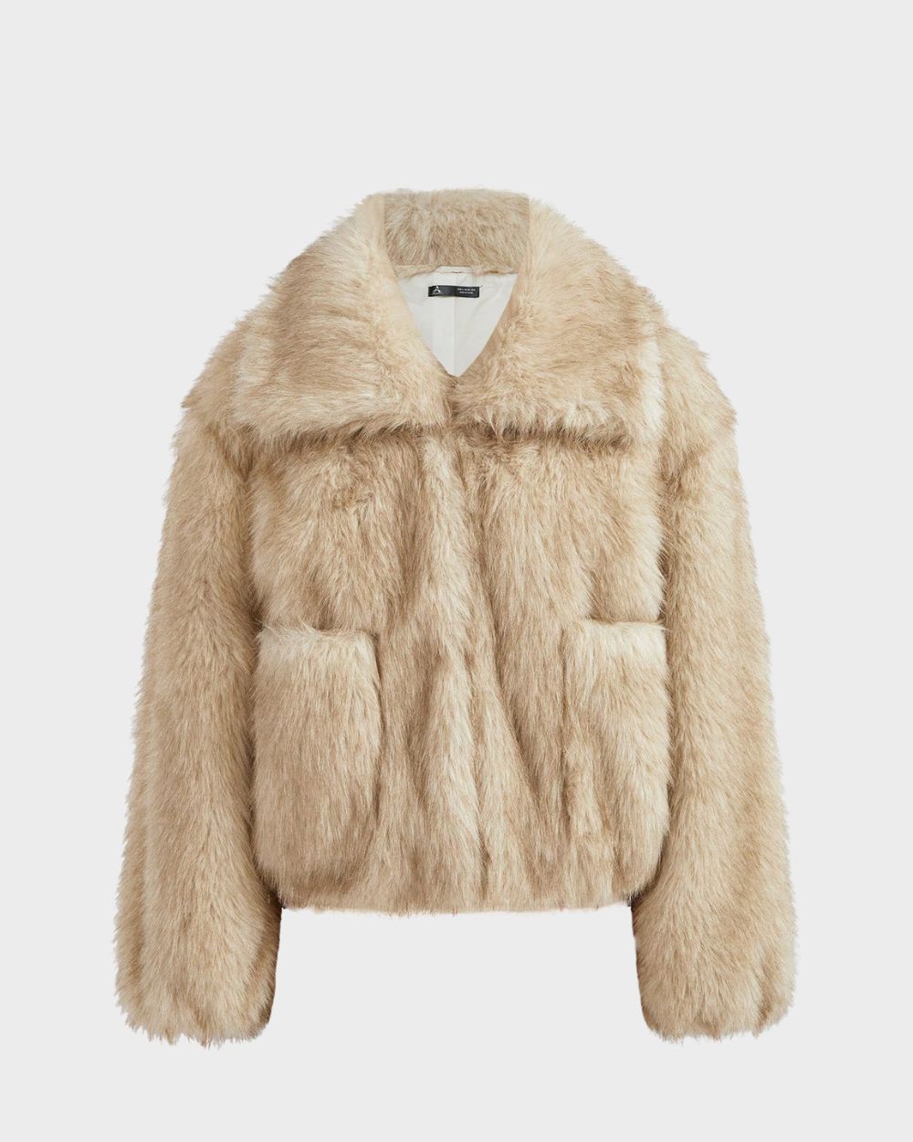 Peach fur coat hotsell