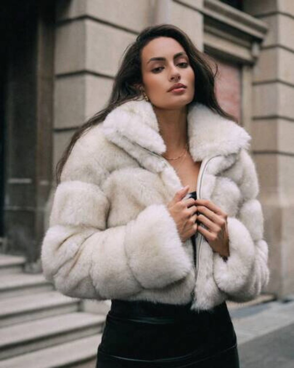 GRAN PARADISO FAUX FUR COAT