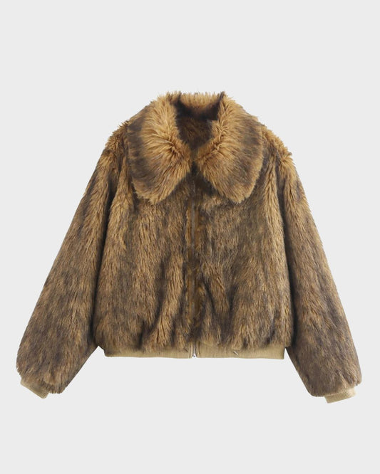 THE HERITAGE FAUX FUR JACKET