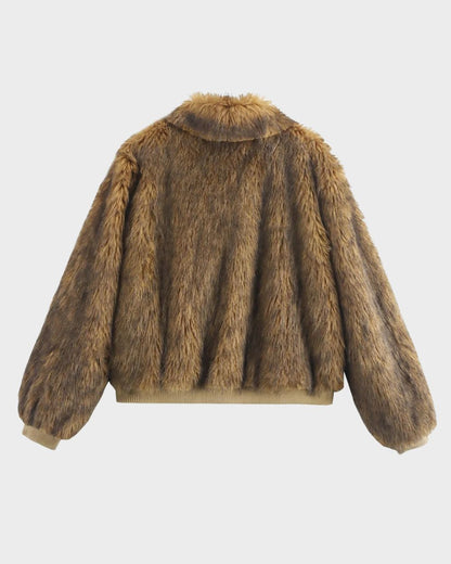 THE HERITAGE FAUX FUR JACKET