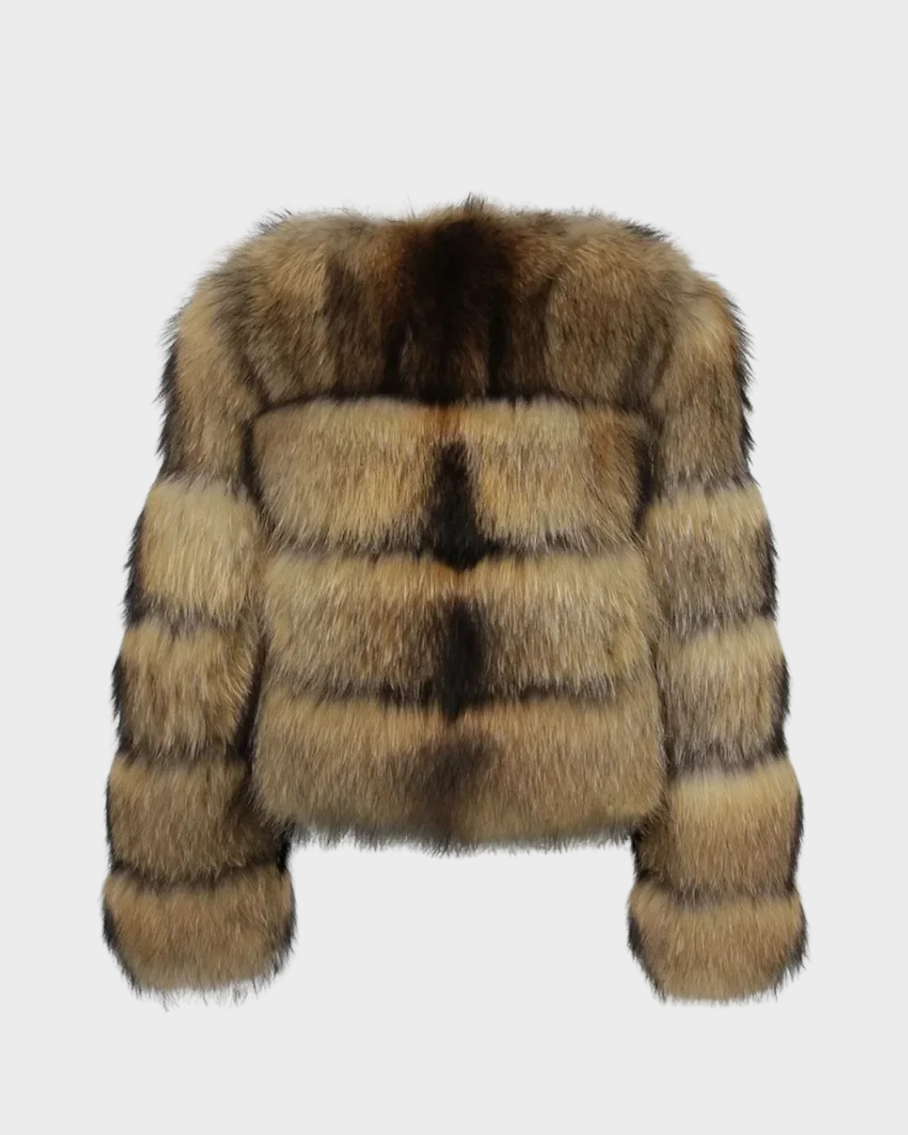 THE CLASSIC RACCOON FAUX FUR BOMBER